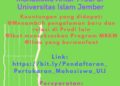 PENDAFTARAN PROGRAM PERTUKARAN MAHASISWA ANTAR PROGRAM STUDI DI LINGKUNGAN UNIVERSITAS ISLAM JEMBER